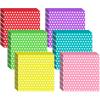 Fulmoon 300 Sheets Waxed Deli Paper Sheets for Food 12 x 12 Inch Polka Dot Dry Wax Paper Greaseproof Food Basket Liners Sandwich Wraps for Wrapping Bread Baking BBQ Picnic Party (Multicolor) view 1