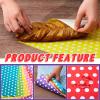 Fulmoon 300 Sheets Waxed Deli Paper Sheets for Food 12 x 12 Inch Polka Dot Dry Wax Paper Greaseproof Food Basket Liners Sandwich Wraps for Wrapping Bread Baking BBQ Picnic Party (Multicolor) view 3