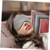 2pcs Adjustable Dual-Sided Sleep Masks for Travel Comfortable Eye Shades for Blocking Light for Sleeping Relaxing Camping Gray view 2
