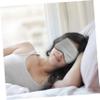 2pcs Adjustable Dual-Sided Sleep Masks for Travel Comfortable Eye Shades for Blocking Light for Sleeping Relaxing Camping Gray view 3
