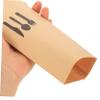 100pcs Kraft Paper Cutlery Holders for Party Banquet Utensil Storage Pouches Spoon and Fork Bag view 4