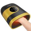 CINCOM Upgraded Hand Massager, Cordless Hand Massager with Heat and Compression for Arthritis, Carpal Tunnel and Stiff Joints, Fathers Mothers Day Gifts (Black & Yellow) view 1