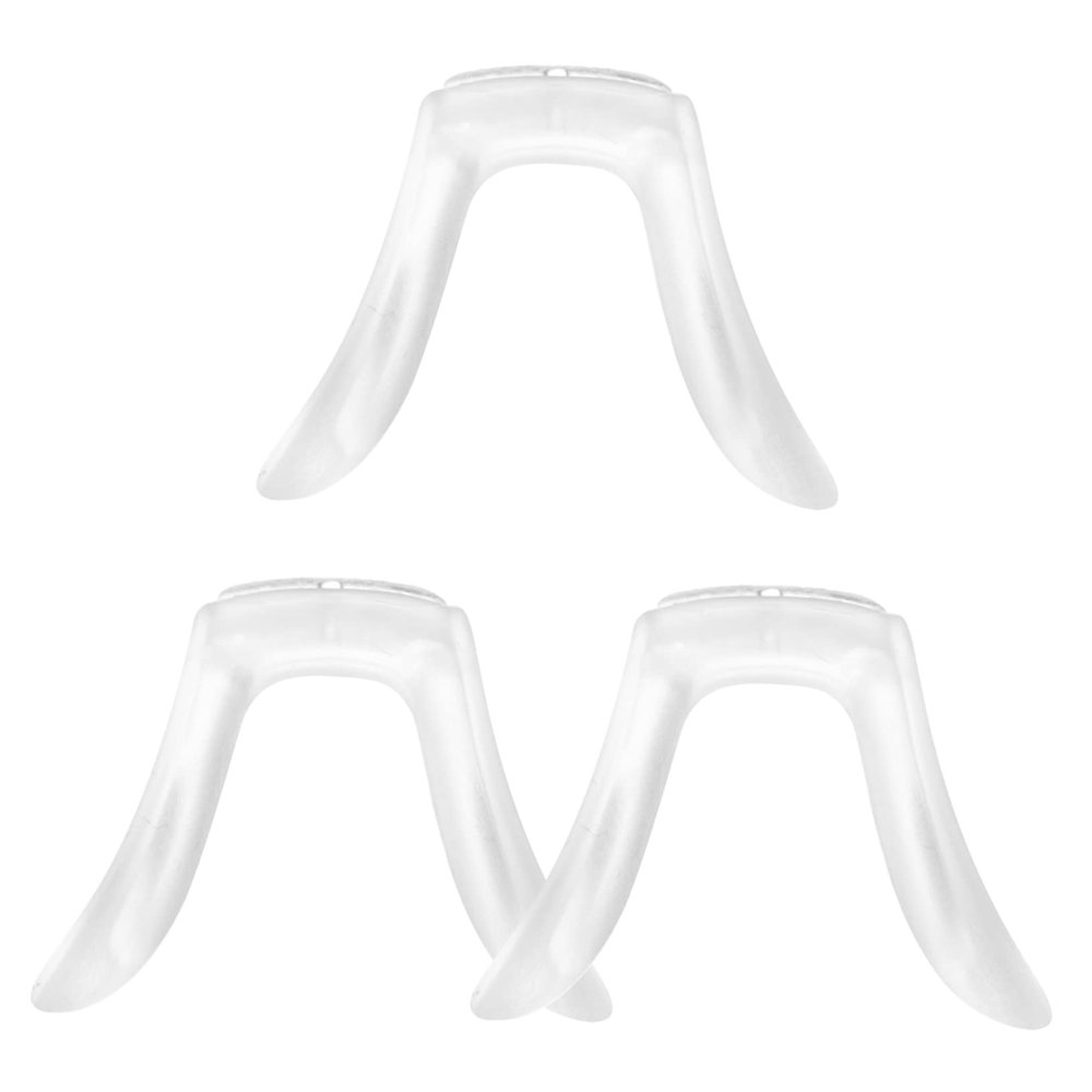 3pcs Silicone Eyeglasses Nose Pads Soft Glasses nosepads Eye Glasses Repair Parts Eyeglass Parts Nose Bridge for Supplies Comfortable Nosepads