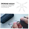 3pcs Silicone Eyeglasses Nose Pads Soft Glasses nosepads Eye Glasses Repair Parts Eyeglass Parts Nose Bridge for Supplies Comfortable Nosepads view 2