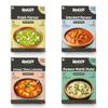 HOCCO Ready to Eat Combo of Jain Mumbai Bhaji, Jain Dal Makhani, Jain Smoked Paneer, Jain Chana Masala (Pack of 1 Each) view 1