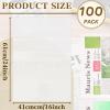 Seajan 100 Pcs 24 x 16 Inch Clear Newspaper Bags Plastic Bags Plastic Sleeves for Artwork Magazine Protector Sleeves Newspaper Packaging Photo Preservation view 2