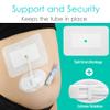 Split Drain Adhesive Bandages 4" x 6", PD Catheter Feeding Tube Pad Drainage G Tubes Holder Covers J Peg Tube Patch Peritoneal Dialysis Accessories Gtube Supplies (Pack of 20) view 4