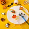 24 PCS Halloween Straw Toppers, Halloween Straw Cover Cap for Cup, 6 Style Halloween Style Cute Silicone Straw Drinking Tips Covers, Ghost Pumpkin Straw Accessories for Home Party Accessories view 4