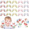 Xtinmee 20 Pairs Eczema Gloves for Kids Cotton Moisturizing Gloves for Sensitive Irritated Skin Eczema Reusable Elastic Hand Cover Soft and Does Not Hurt(Age 3-4 Years) view 1