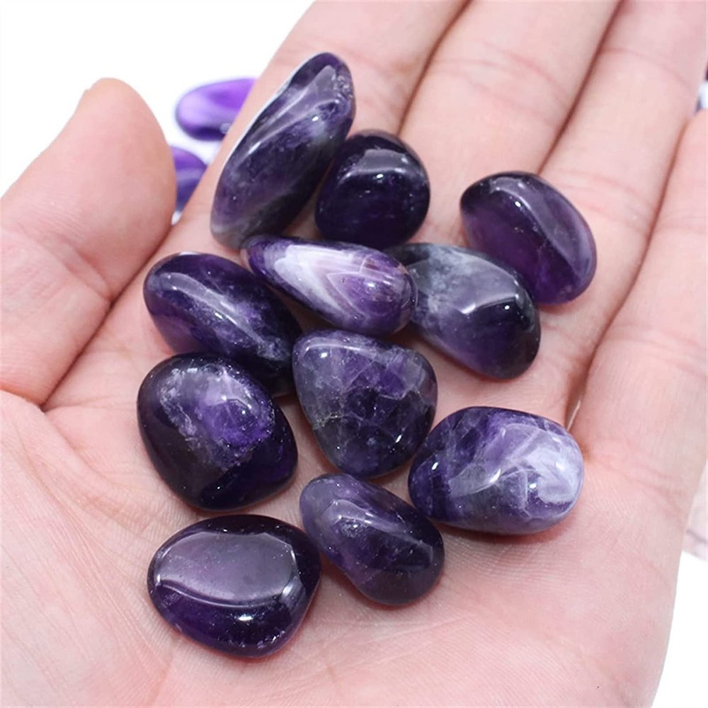 FIDEMM Amethyst Rough Stone 100g Natural Amethyst Crushed Stone Large Original Stone Granule Crystal degaussing Stone