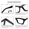 REAVEE 3 Pack Oprah Style Reading Glasses for Women Blue Light Blocking, Cute Oversized Square Computer Readers with Spring Hinge 0.0 view 4