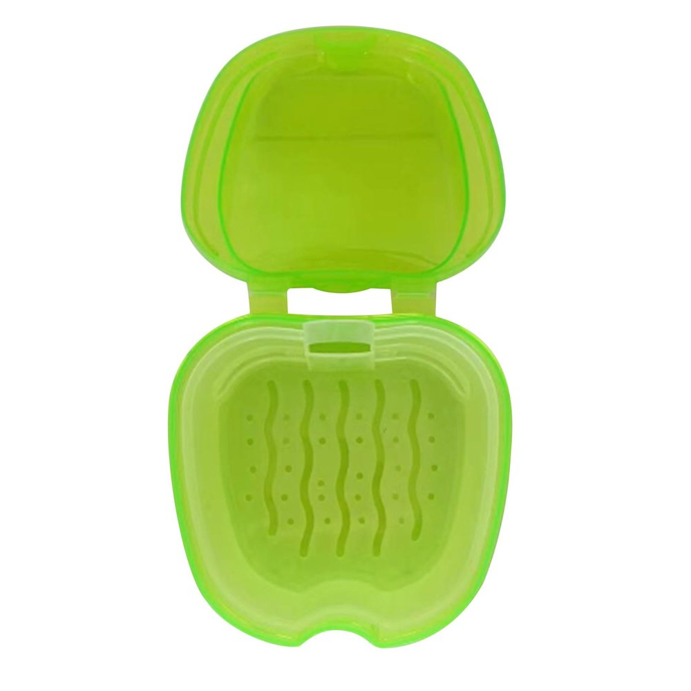 Ellylian Denture Bath Box Cup, Complete Clean Care for Dentures, Clear Braces, Mouth Guard, Night Guard & Retainers,Traveling