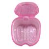 Ellylian Denture Bath Box Cup, Complete Clean Care for Dentures, Clear Braces, Mouth Guard, Night Guard & Retainers,Traveling view 2