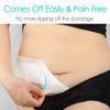 20 Pcs Breathable Abdominal Incision Island Dressing | 4x12 Inch Long Post Surgery Bordered Gauze Bandage + Absorbent Dressing Pad, Tummy Tuck C Section Large Wound Recovery view 2
