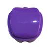Ellylian Denture Bath Box Cup, Complete Clean Care for Dentures, Clear Braces, Mouth Guard, Night Guard & Retainers,Traveling, Purple view 1