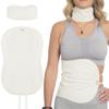 Castor Oil Pack Compress for Liver Detox & Thyroid Kit - Organic Cotton, Mess-Free, Reusable Castor Oil Wrap - Improve Sleep and Digestion, Reduce Inflammation(Castor Oil Not Included) view 1