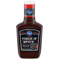 2 Bottles 18 oz. Thick N Spicy Barbecue Sauce