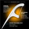 DenTek Triple Clean Advanced Clean Floss Picks, No Break & No Shred Floss, 20 Count (Pack of 4) view 4