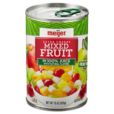 6 Cans Mixed Fruit with Extra Cherries, 15 oz