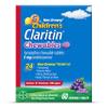 Children's Claritin Chewables 24 Hour Allergy Relief, Non Drowsy Kids Allergy Medicine, Grape Antihistamine Chewable Tablets, 60 Count view 1