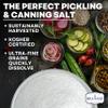 Pickling & Canning Pickling & Curing Salt for Natural Preserving, Fine Kosher Salt for Brining, 30 oz Bag, Non Iodized view 3