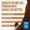 BUBS Naturals Halo MCT Oil Powder, 10g Travel Packets Functional Keto Coffee Creamer with MCT Oil & Grass-Fed Butter Unflavored Powder, Includes 14 Packets view 3