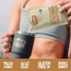 BUBS Naturals Halo MCT Oil Powder, 10g Travel Packets Functional Keto Coffee Creamer with MCT Oil & Grass-Fed Butter Unflavored Powder, Includes 14 Packets view 4