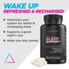 Livingood Daily Sleep Support Supplement, 10-in-1 Natural Sleep Aid with 5 MG Melatonin, Valerian Root, Chamomile, Tryptophan & GABA for Men & Women, Non Habit Forming, Gluten Free, Vegan, 60 Capsules view 2