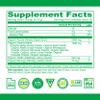 Zhou Organic Daily Greens Powder - Greens Superfood Powder for Juice, Smoothie, Super Food Drink Mix with Spirulina & Kale, Vegetables Supplement - Green Apple Flavor, 5 oz (30 Servings) view 2