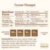 HUMA CHIA Hydration Drink Mix, Coconut Pineapple 60 Packets - Low Calorie, High Electrolyte Powder for Sports & Exercise - 100% Natural, 1g Sugar, 10 Cal view 2