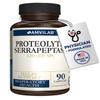 AMVILAB - Proteolytic Serrapeptase Enzymes - 120,000 SPU - Supports Circulation, Digestion & Respiratory Health - Supports Sinus & Immune Health - Recovery Boost - Dietary Supplement - 90 Capsules view 1