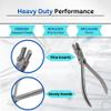 Dental Lingual Arch Forming Plier Stainless Steel Orthodontic Braces Double and Triple Back Bends Archwire Bending Tweed view 2