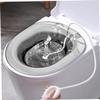 Vanity Unit with Basin Home Collapsible tub for Adults Soaking Bath Sits Bath soak pan Sitz After Birth Postpartum Care tub wash Basin Toilet Set pp Elder view 3