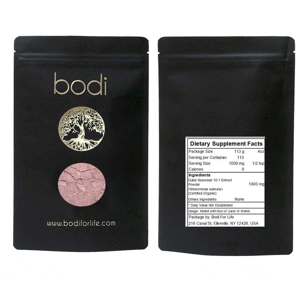 bodi : Dulse Seaweed 10:1 Extract Powder | 4oz to 5lb | 100% Pure Natural Hand Crafted (4 oz)