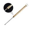 Titanium Alloy Spoon Tools for Cleaner Earbuds Earwax Tweezers Digger Picks Titanium Alloy Earpick Digging Spoons Spoon Golden view 2