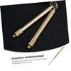 Titanium Alloy Spoon Tools for Cleaner Earbuds Earwax Tweezers Digger Picks Titanium Alloy Earpick Digging Spoons Spoon Golden view 3