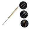 Titanium Alloy Spoon Tools for Cleaner Earbuds Earwax Tweezers Digger Picks Titanium Alloy Earpick Digging Spoons Spoon Golden view 4