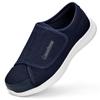 Gmedonm Men's Wide Width Shoes with Easy Put On Adjustable Lightweight for Diabetic Edema Bunions Arthritis Swollen Feet Elderly Walking Widening Shoes Blue view 1