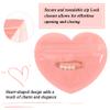 100pcs Mini Bags for Small Business, 2x3 inch Heart-Shaped Jewelry Bags Clear Mylar Ziplock Baggies Cute Packaging Supplies for Earring Sample view 4
