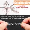 15 pcs,3 sizes Eyeglasses Nose Pads,U Shaped Eyeglasses Nose Pads Screw-in eyeglass nose piece soft silicone nose pad for Eye Glasses Sunglass Eyewear view 2