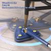 360 Rotatable Adjustable Cleaning Mop, Triangle Cleaning Mop for Hardwood Windows Floors Walls Tiles Triangle Mop Set, Effectively Remove Stains and Water Stains view 3