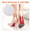 Sole Protector Stickers, Tailorable Anti Slip Shoe Grips, Self-Adhesive Shoe Gummies for Bottom of Heels, Universal Wear Resistant Non Slip Shoes Pads for Women Shoes, 4x40 Inches, Clear view 3
