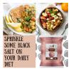 90's MILL Black Salt/Kala Namak Powder with 84 Trace Minerals | Pure Himalayan Black Rock Salt Cooking Salt for A Healthy Life | Kiln Fired Pinkish Grey Black Salt Powder Kala Namak-100GM*2Pack view 3