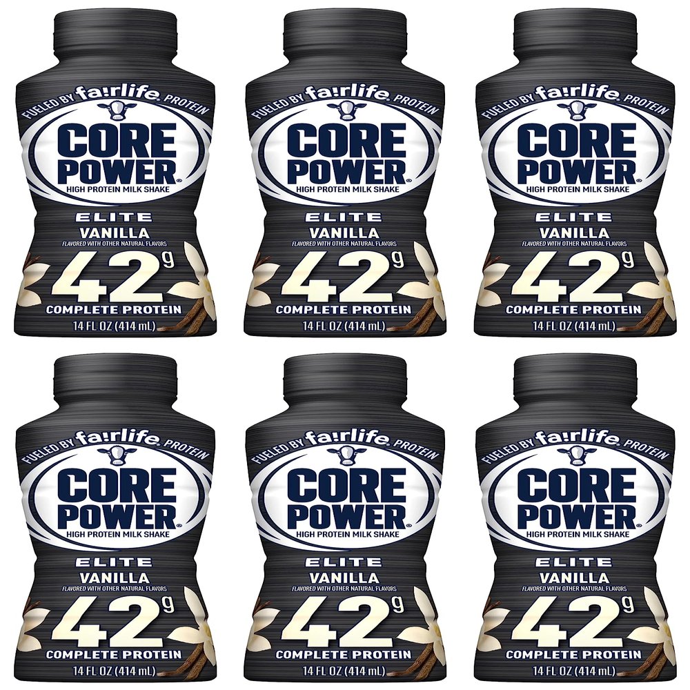 WESTERNMBY Fairlife Core Power High Protein Milk Shakes, Ready to Drink (6 Vanilla, 42g)