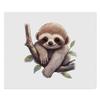 Azeeda 2 x 'Cute Sloth' Microfibre Lens/Glasses Cleaning Cloths (LC00021034) view 1