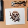 Azeeda 2 x 'Cute Sloth' Microfibre Lens/Glasses Cleaning Cloths (LC00021034) view 2