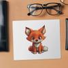 Azeeda 2 x 'Baby Fox' Microfibre Lens/Glasses Cleaning Cloths (LC00021035) view 2