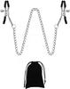 Adjustable Metal Nipple Clamps Non-Piercing Adjustable Metal Nipple Clamps On Nipple Rings Decorative Clip for Clothing Accessories On Nipple Rings Decorative (Q) view 2