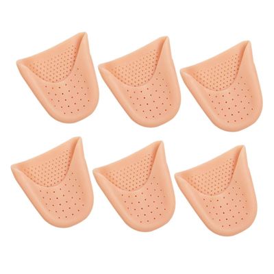 3 Pairs Toe Protector Toe Covers for Women Ball of Pads Ballet Pointe Professional Toe Guards Ballet Dance Toe caps Cup Gel Shoe Insoles Ballet Supplies Dance mat Foot sebs