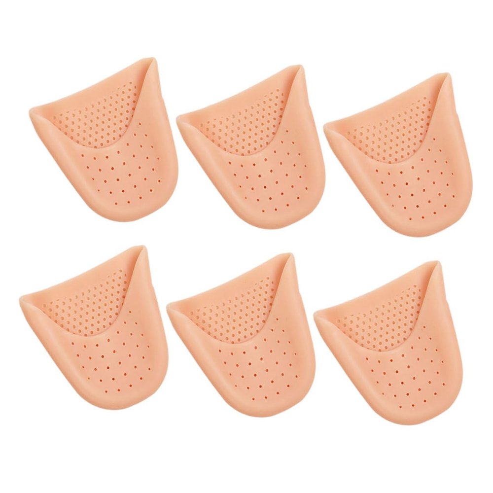 3 Pairs Toe Protector Toe Covers for Women Ball of Pads Ballet Pointe Professional Toe Guards Ballet Dance Toe caps Cup Gel Shoe Insoles Ballet Supplies Dance mat Foot sebs